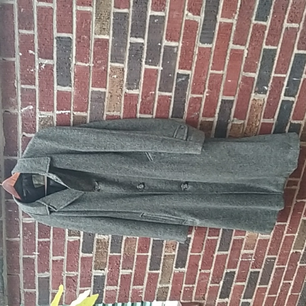 Vintage 1950's Aquascutum  tweed overcoat